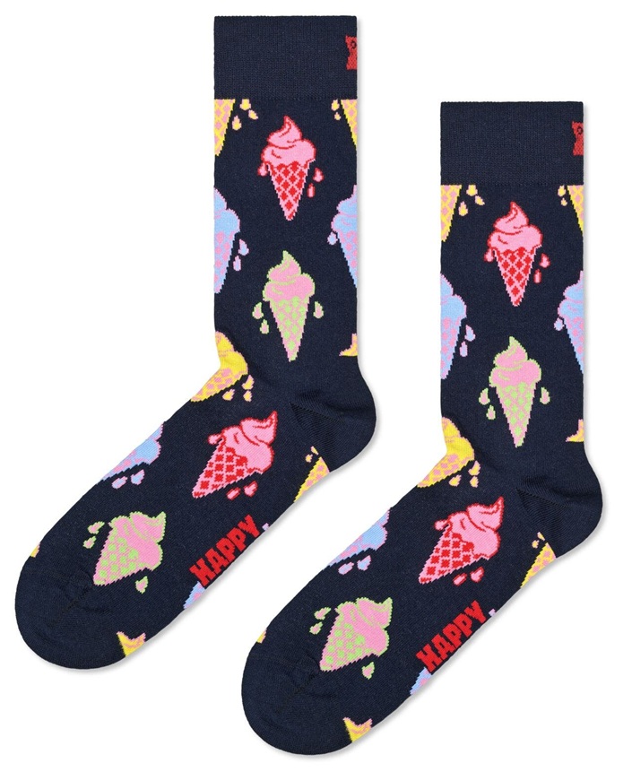 3-Pack Happy Socks Navy Socks Gift Set - 4