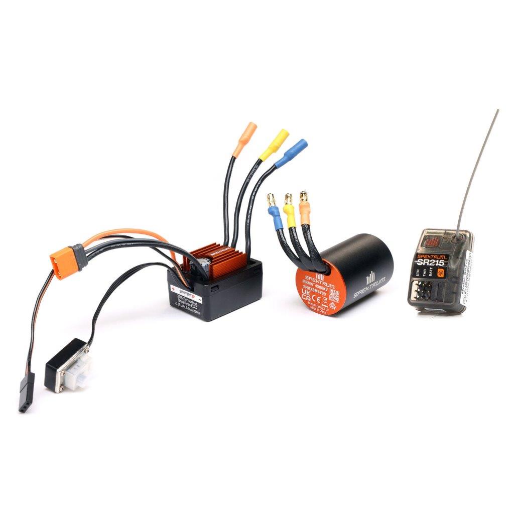 Spektrum Firma Brushless Motor / ESC / Receiver Combo, 4500Kv: NASCAR