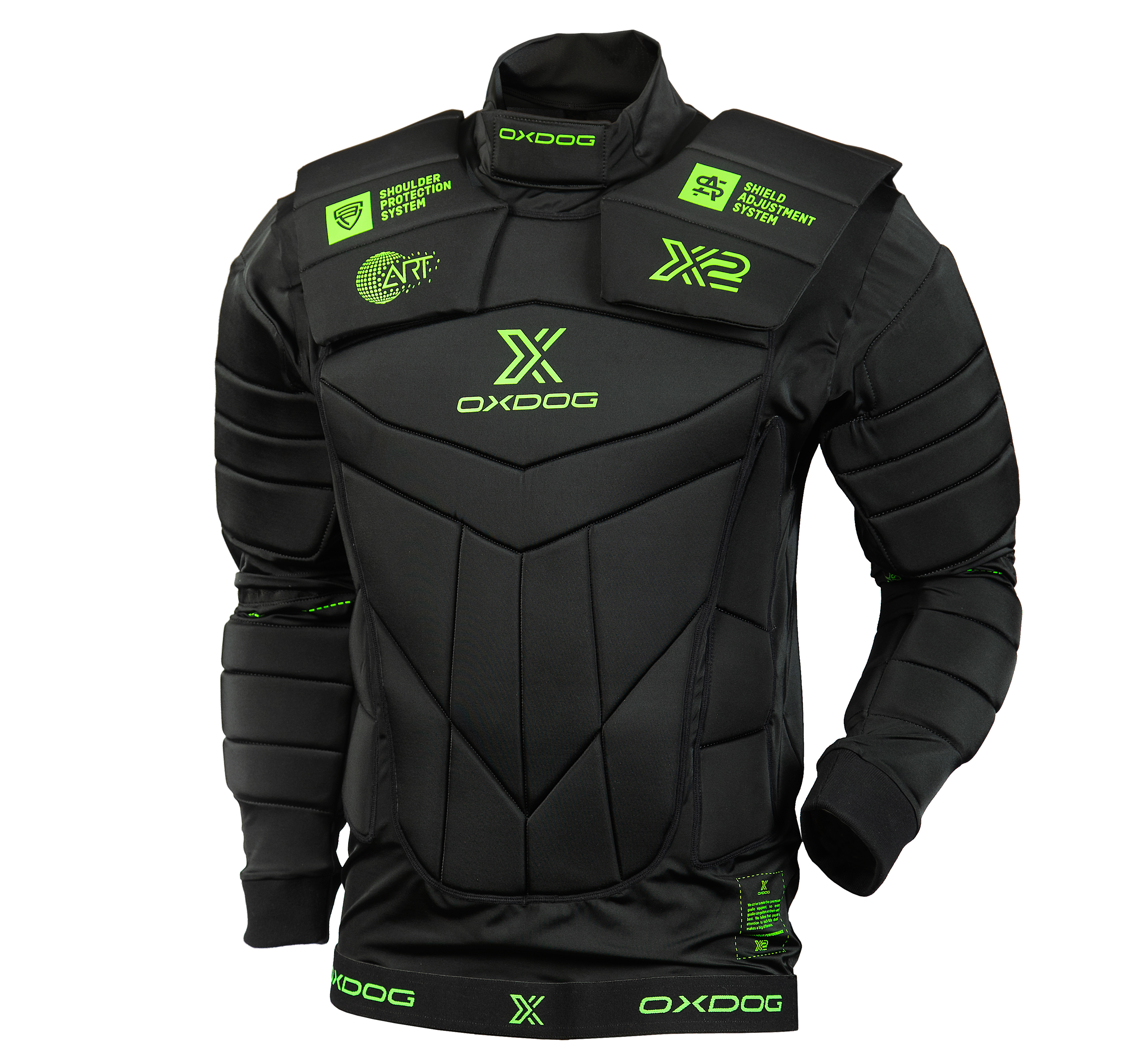 Oxdog X2 Goalie Protection Shirt black/green