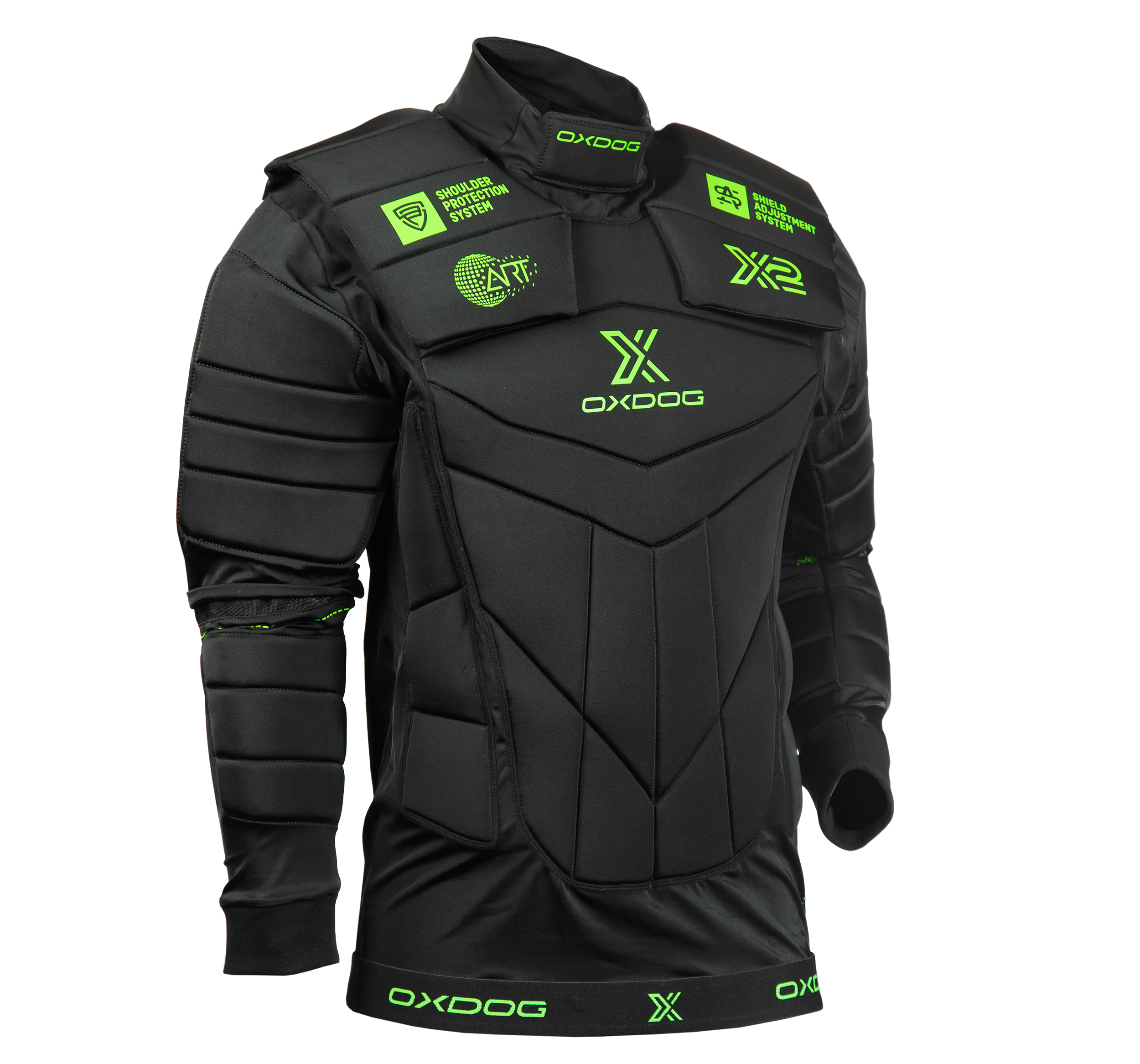 Oxdog X2 Goalie Protection Shirt black/green - 2