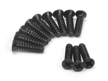 Skruv 2.3x10mm försänkt