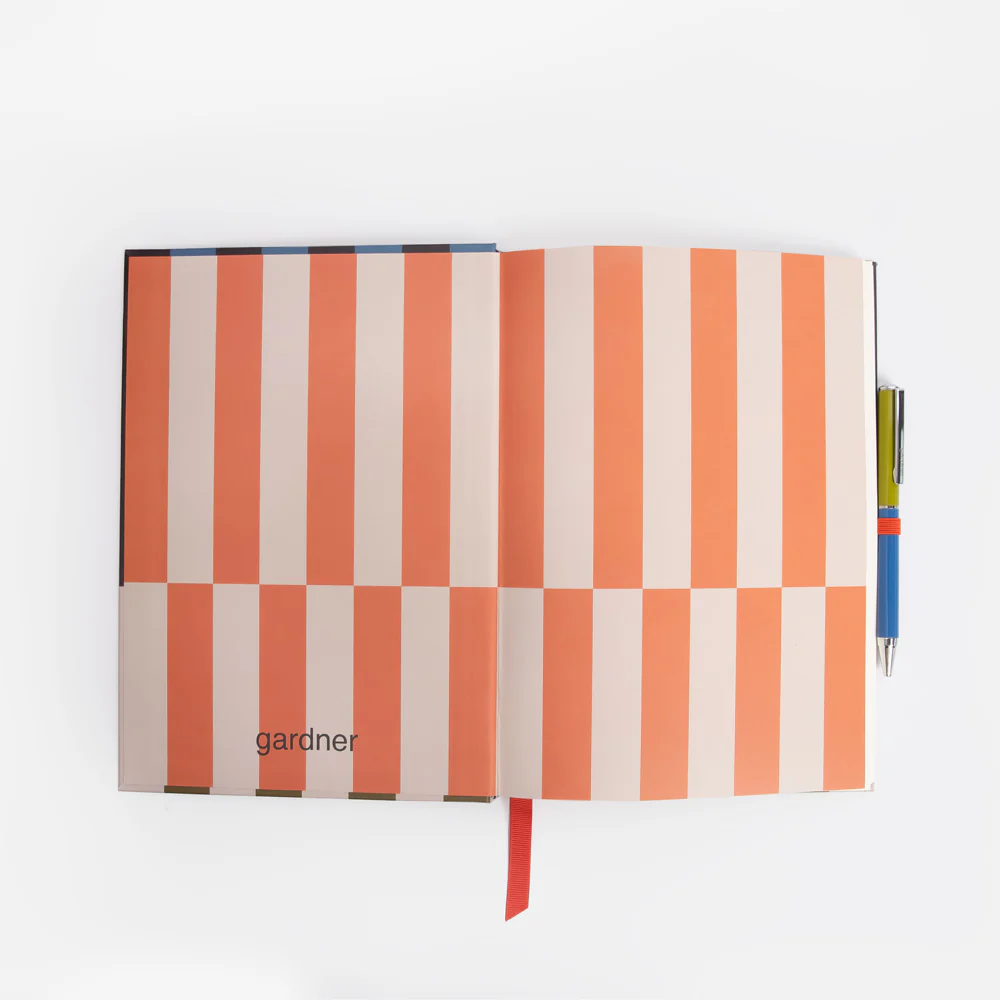 Block Stripe Casebound Notebook & Pen Set - 2