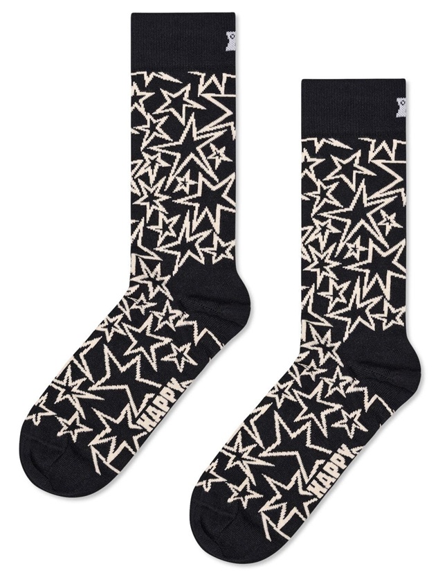3-Pack Happy Socks Black And White Socks Gift Set - 4