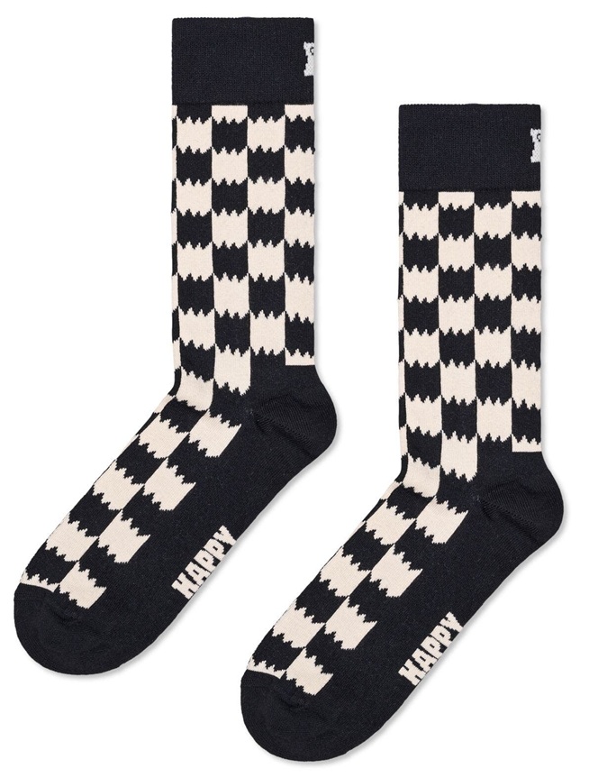 3-Pack Happy Socks Black And White Socks Gift Set - 5