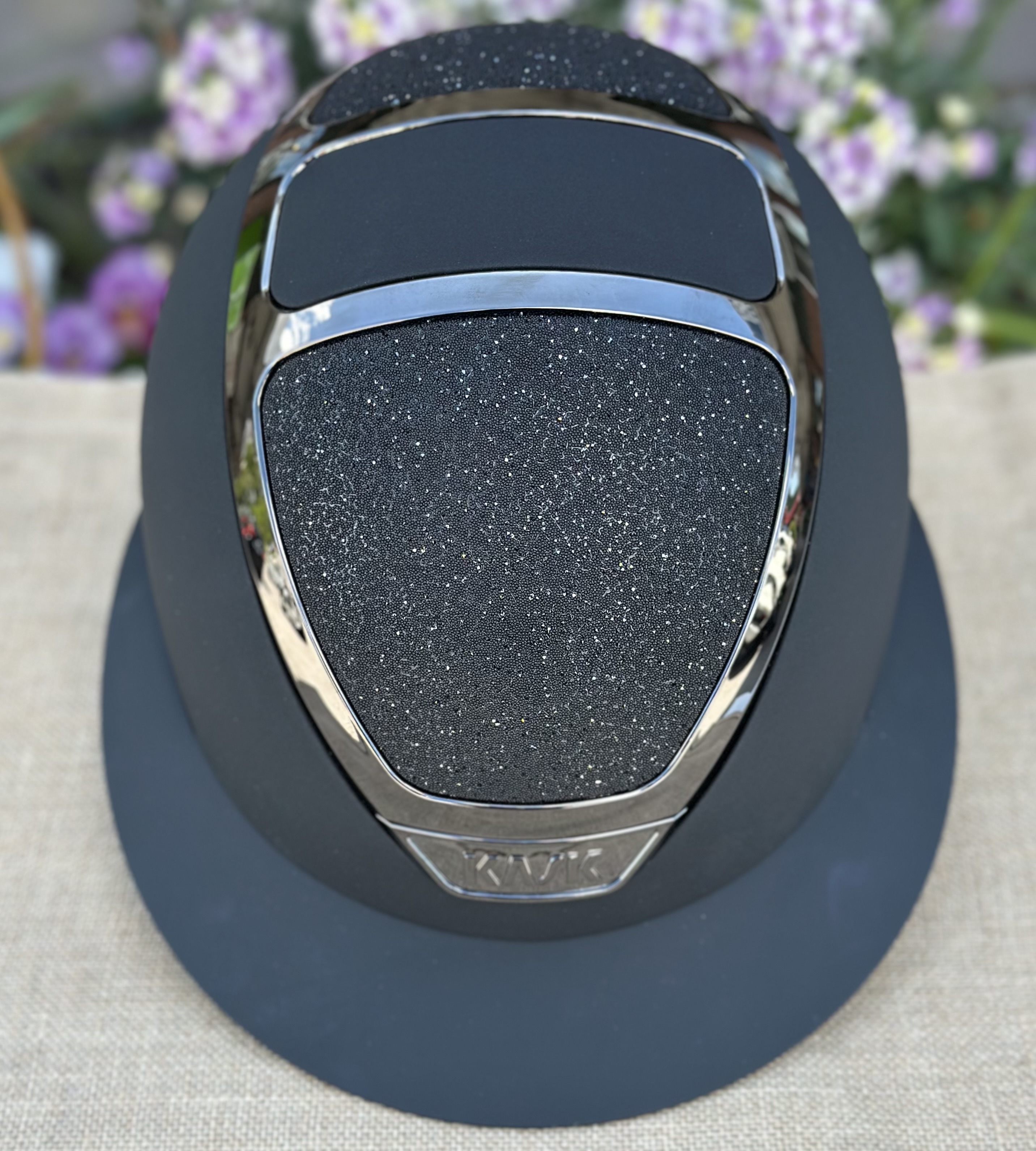  Kask Star Lady svart  crystal carpet 