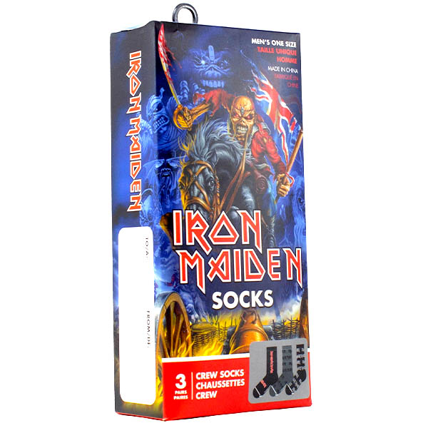 Iron Maiden - Socks, 3-Pair Gift Box