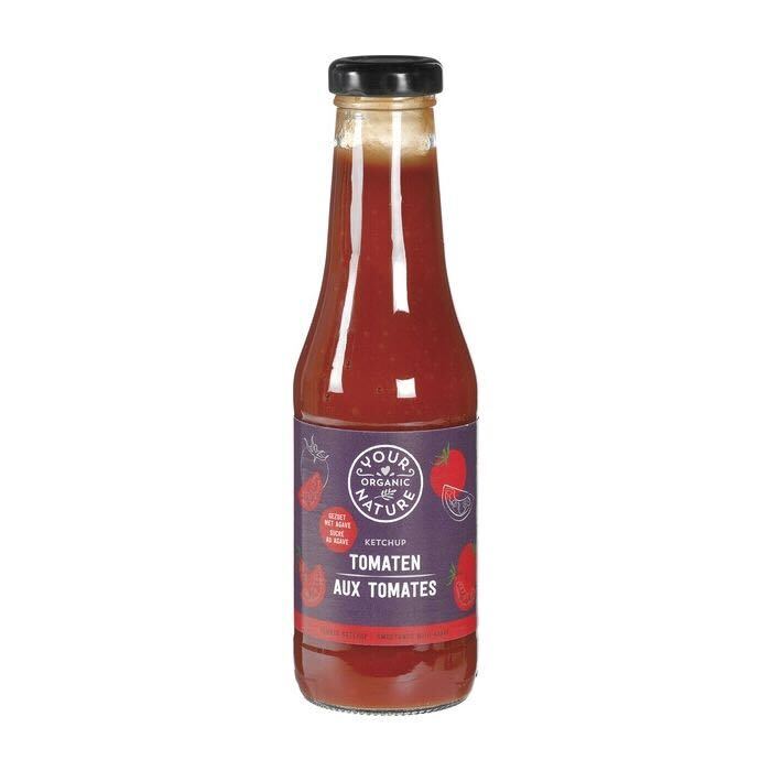 Ekologisk tomatketchup med agavesirap your orgaic nature