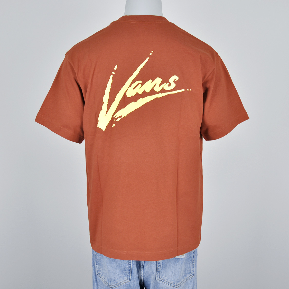 Vans - Brush Script Loose T-shirt Red Ochre