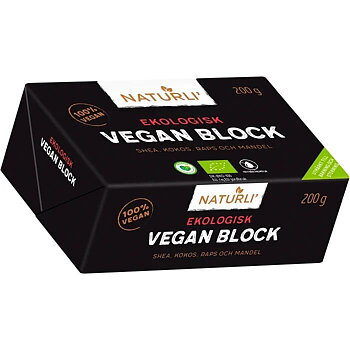 Margarin Block Naturli 200g Eko