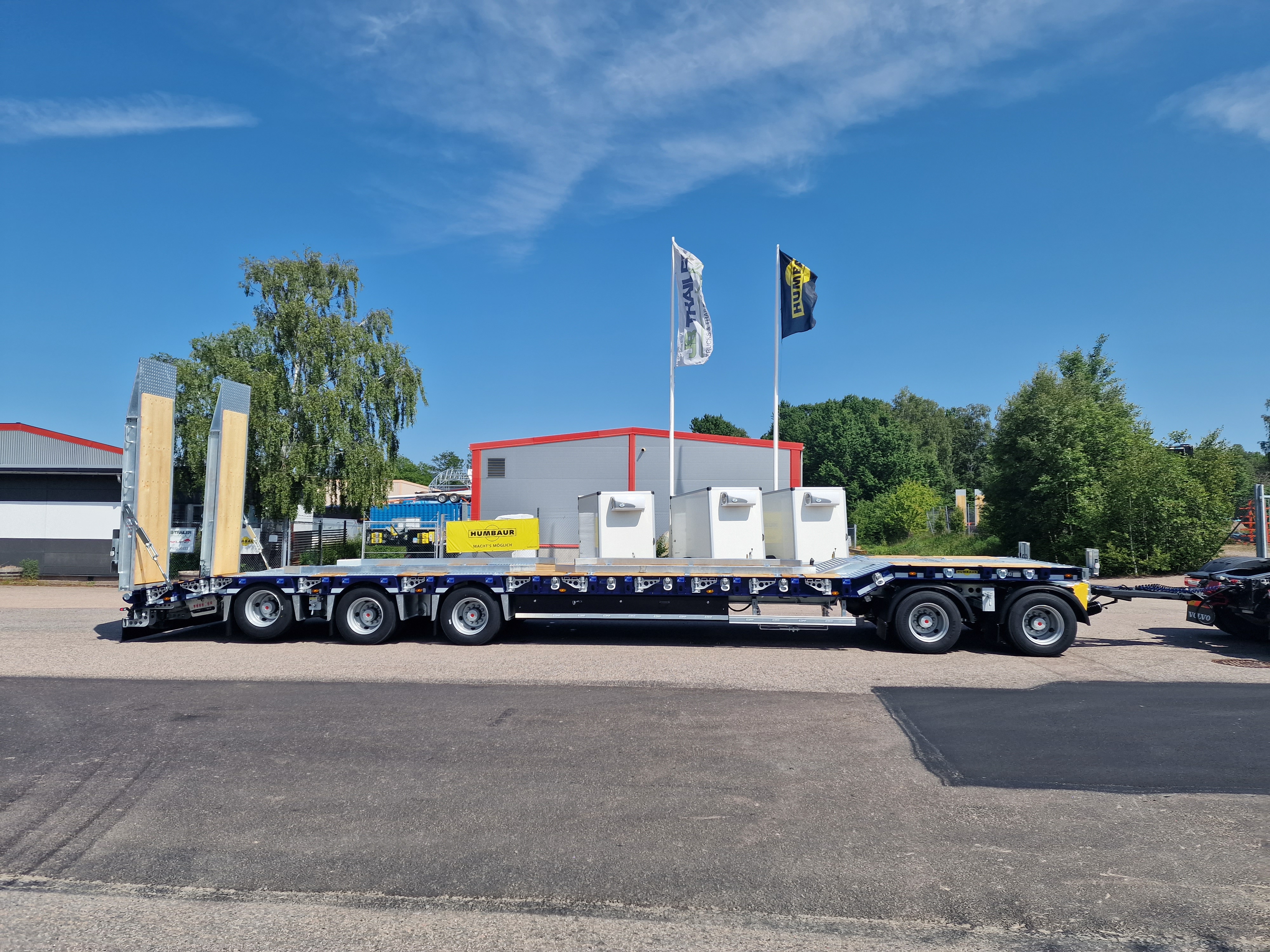 Maskinsläp 5 axel med svanhals - 8