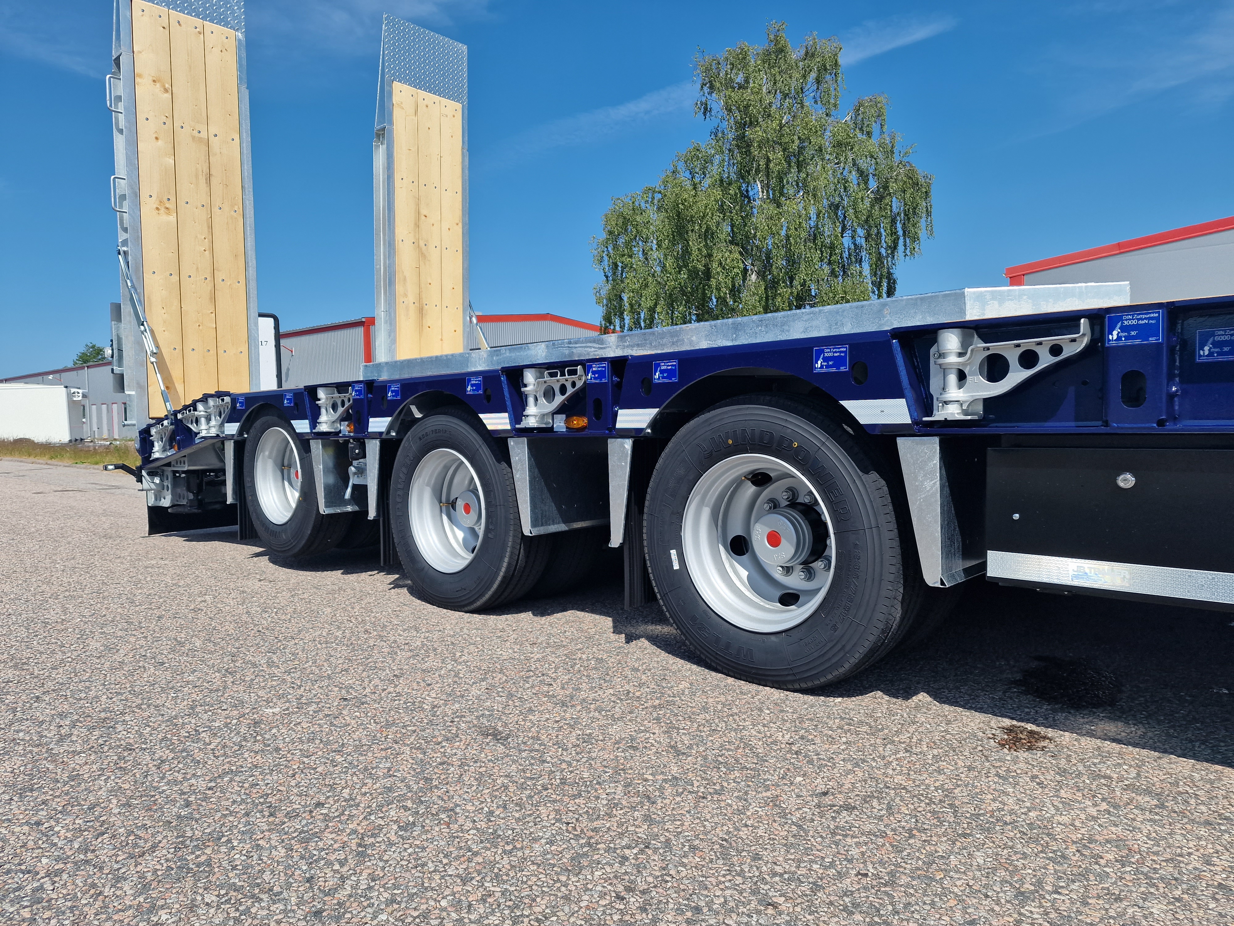 Maskinsläp 5 axel med svanhals - 2