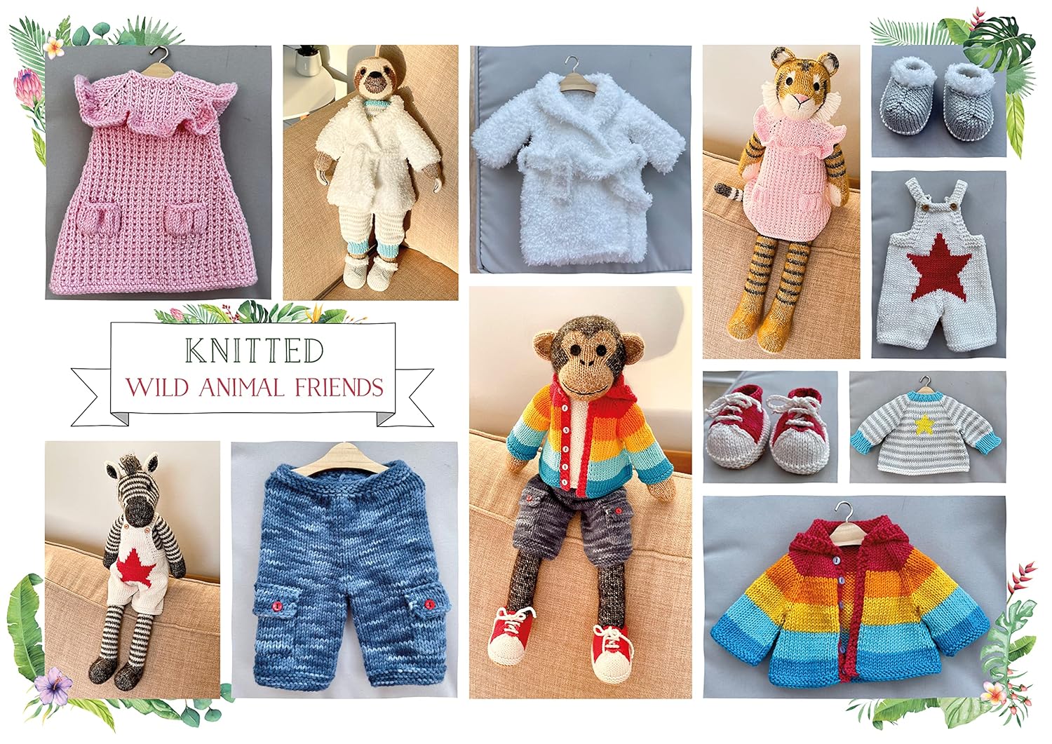 Knitted Wild Animal Friends: Over 40 Knitting Patterns for Wild Animal Dolls, Their Clothes and Accessories: 2  - 3