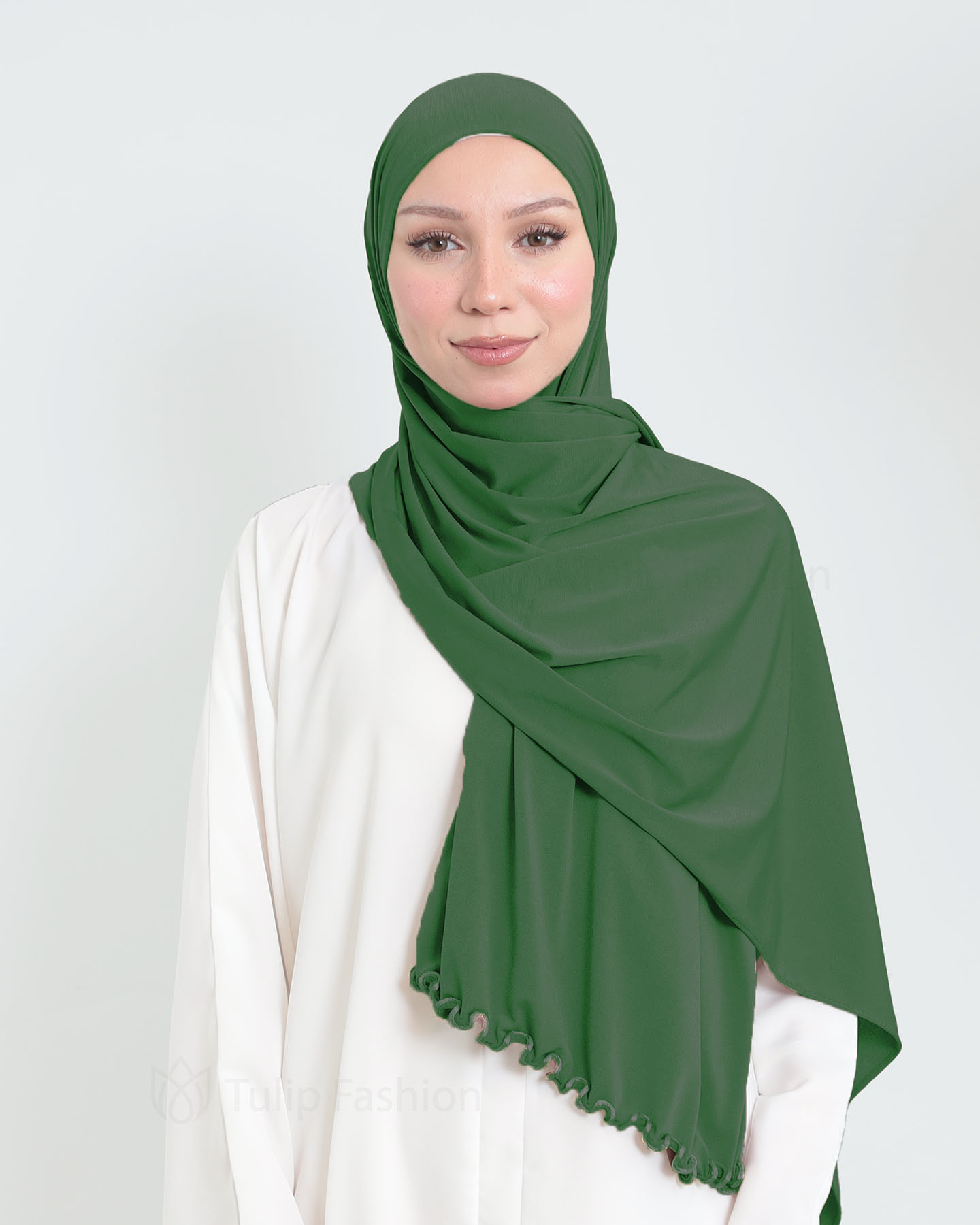 Hijab - Lycra - Dark Green
