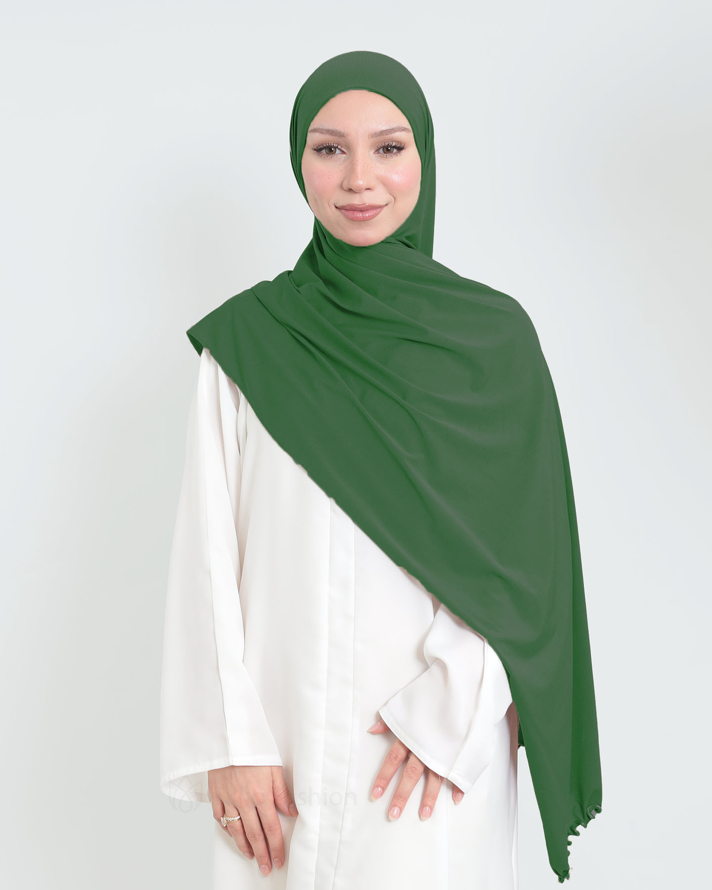 Hijab - Lycra - Dark Green - 2