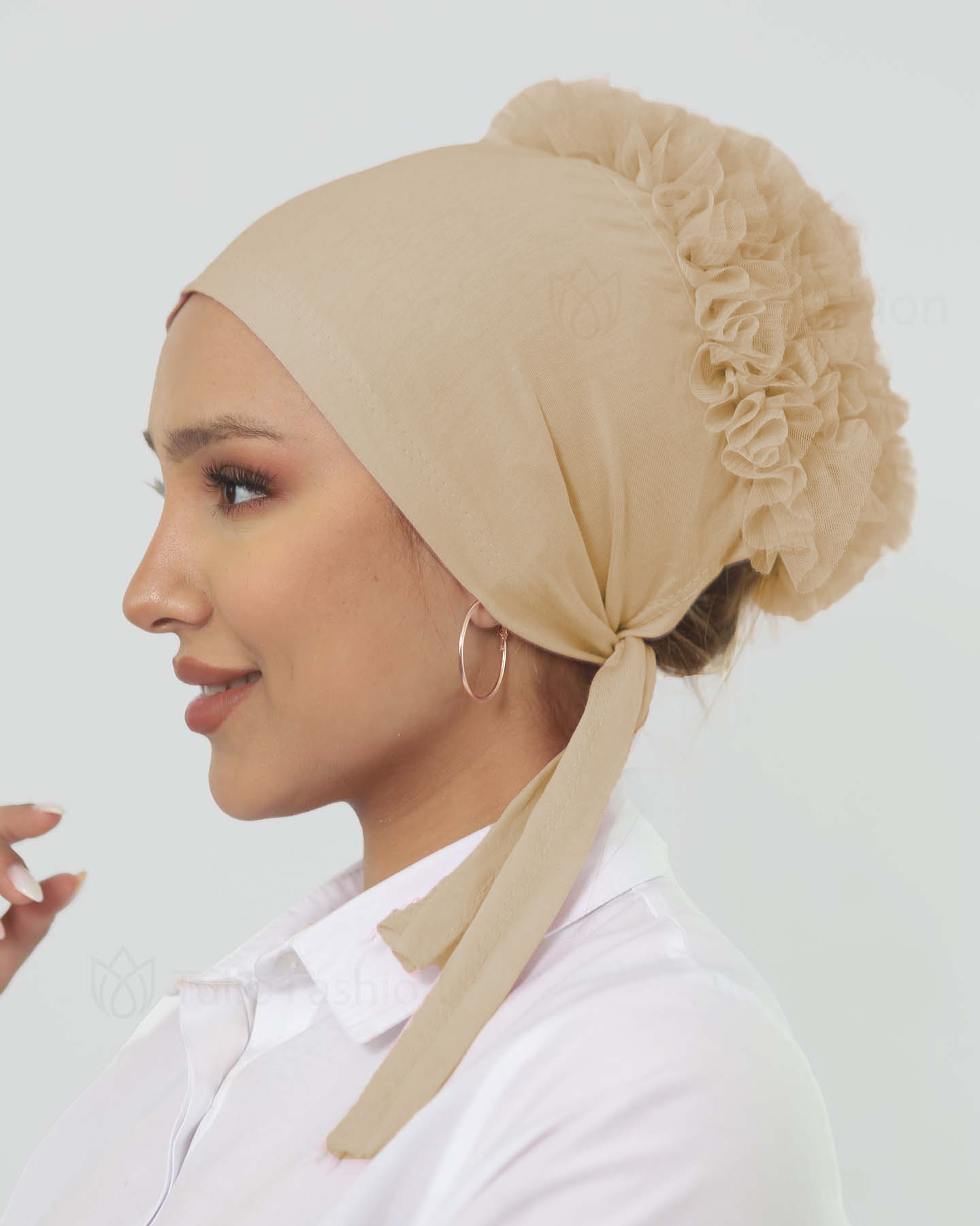 Cap Puff - Jersey - Nude Beige