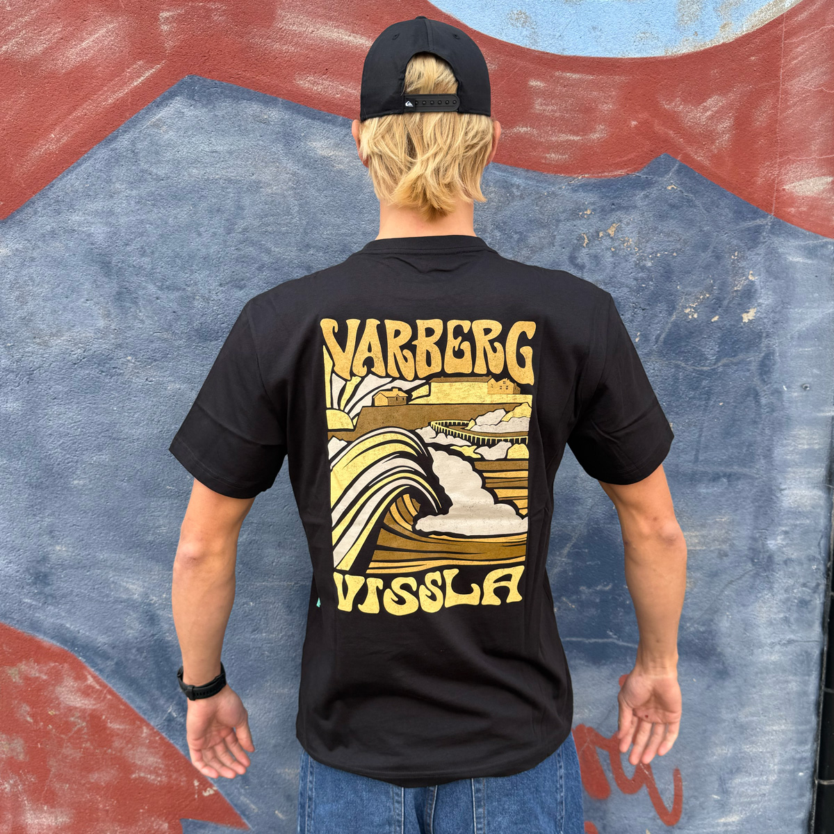 Vissla t-shirt Varberg svart