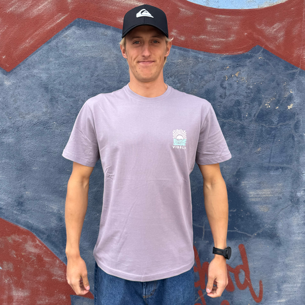 Vissla t-shirt Apelviken lila - 2