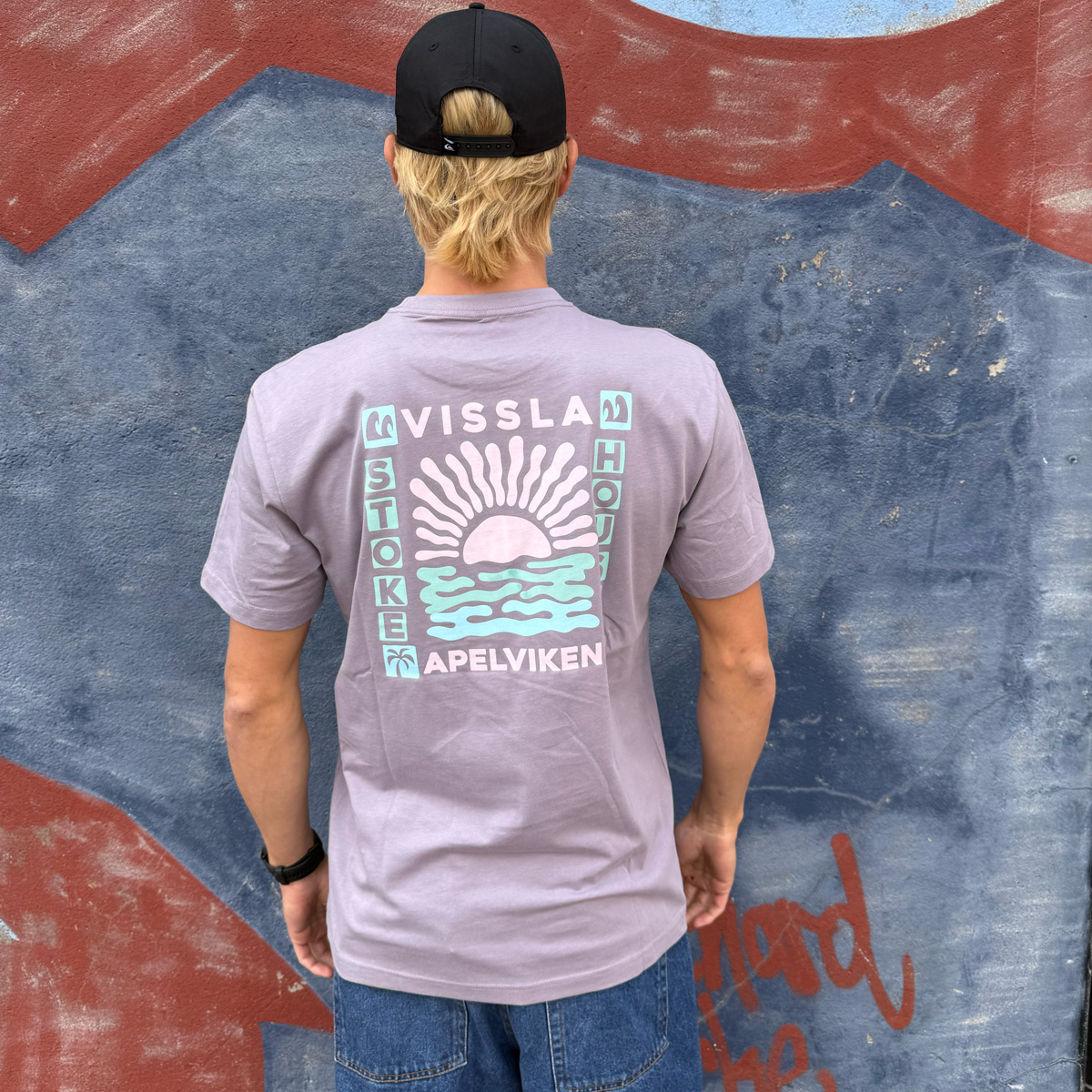 Vissla t-shirt Apelviken lila
