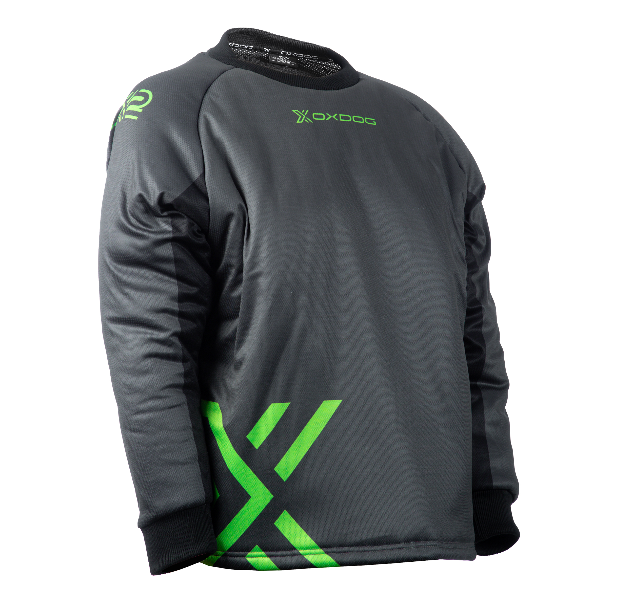 Oxdog X2 Goalie Shirt JR Padded black/green - 3