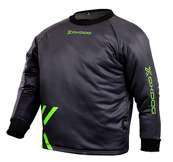 Oxdog X2 Goalie Shirt JR Padded black/green