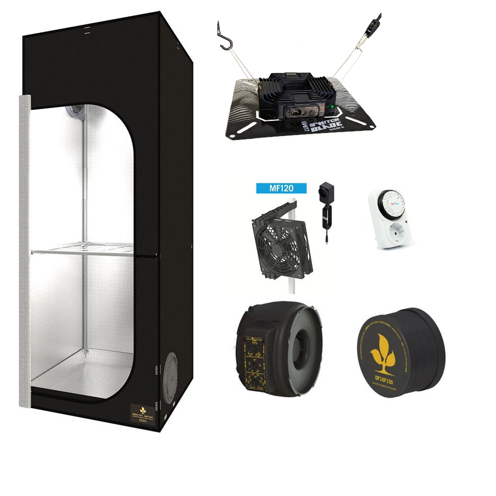SJ Darkstreet 60 - LED  Switch Blade 150W expert paket med temperaturstyrd EC-fläkt