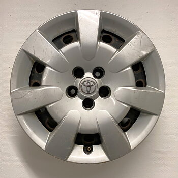 BEGAGNAT | 4 st | 16" PLÅTFÄLGAR med OBS 3 st Toyota navkapslar | 5x100 6.5x16 ET45 54.1 | Y-2-1