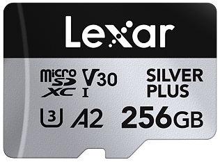 Lexar microSDXC Silver Plus 1066x UHS-I/U3/A2/4K R205/W150 (V30) 256GB