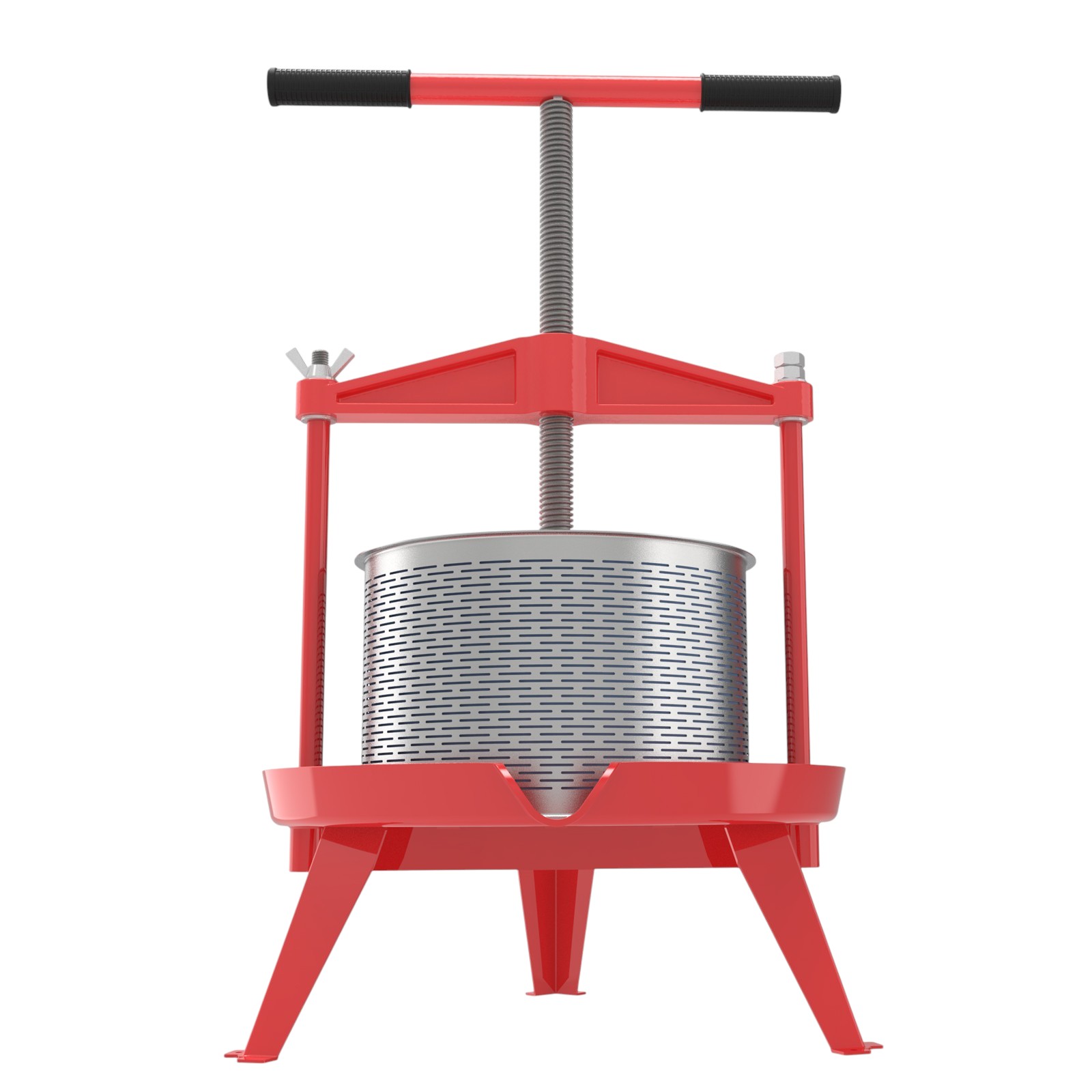 frugtpresse Hobby 9L med filter og mekanisk frugtknuser Hobby 9L - 3