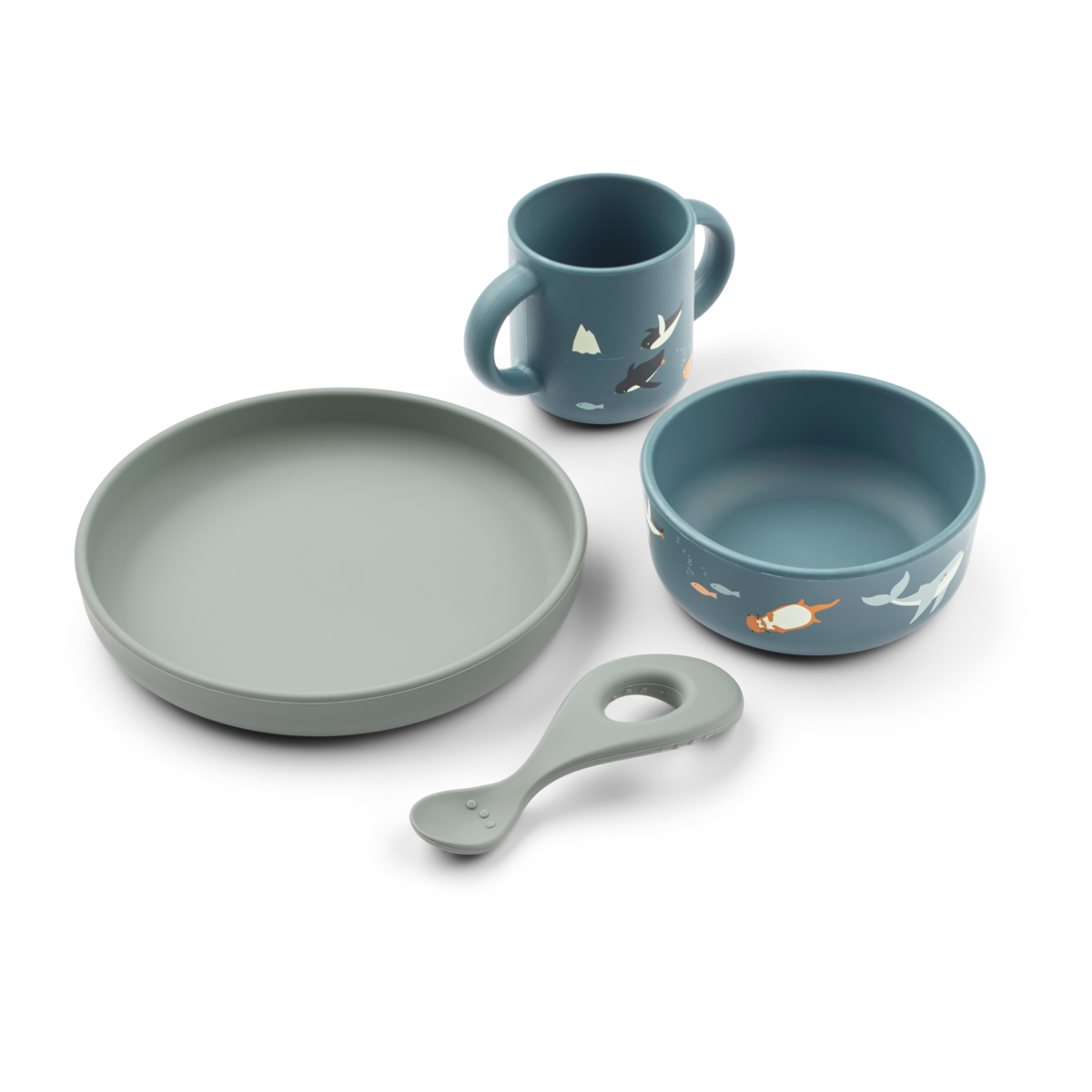 Vivi Printed Tableware Set Arctic Sea Ocean view