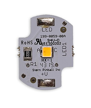 Pop Bumper White LED Flasher Lamp Board