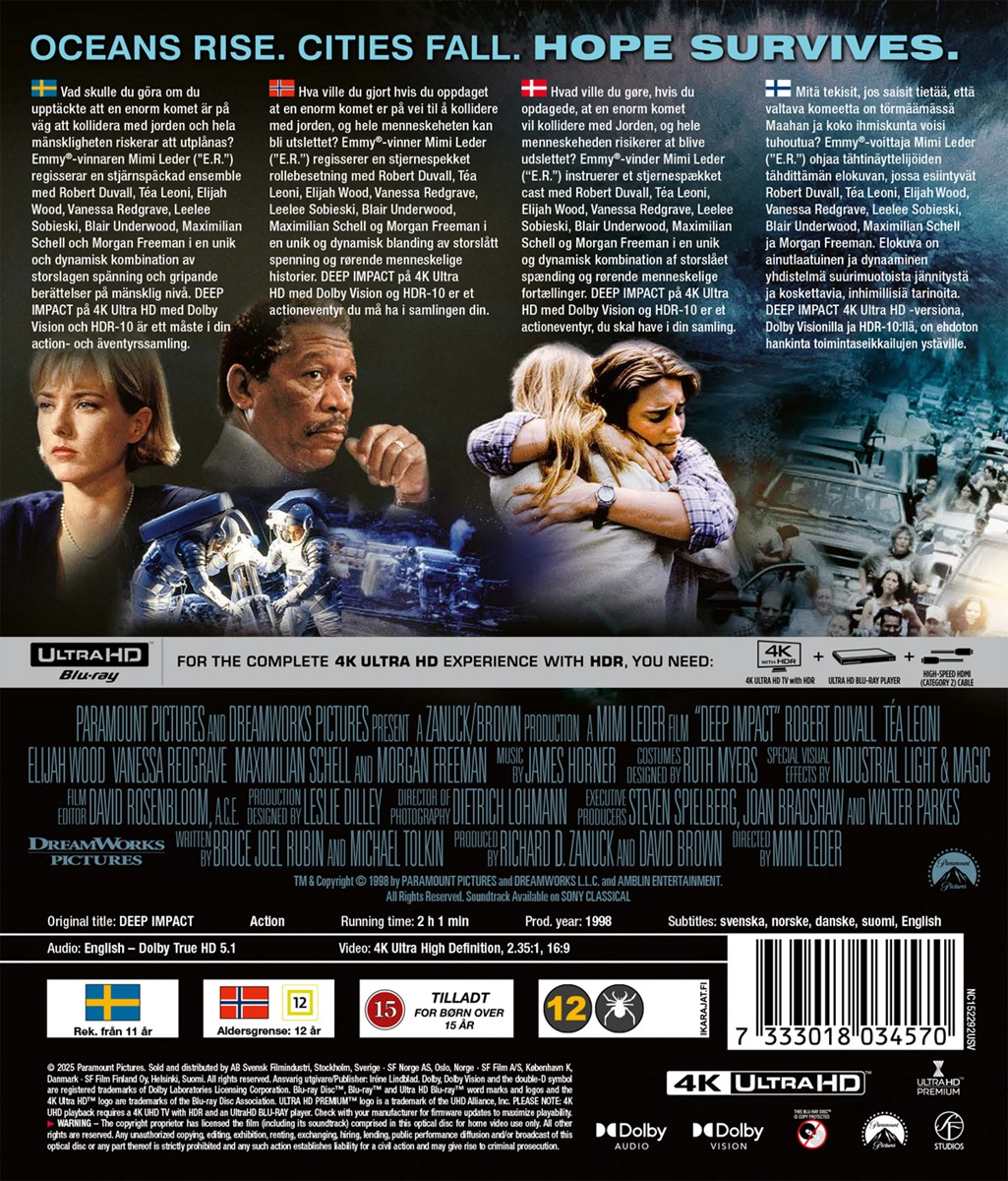 Deep Impact (4K Ultra HD) - 2