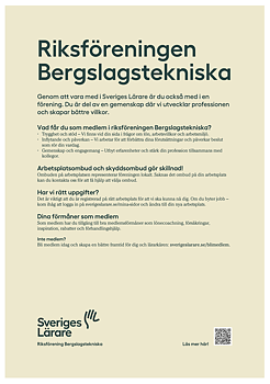 Riksföreningen Bergslagstekniska – affisch A4