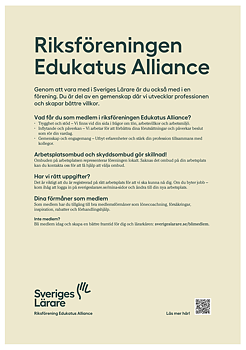 Riksföreningen Edukatus Alliance – affisch A4