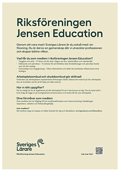 Riksföreningen Jensen Education – affisch A4