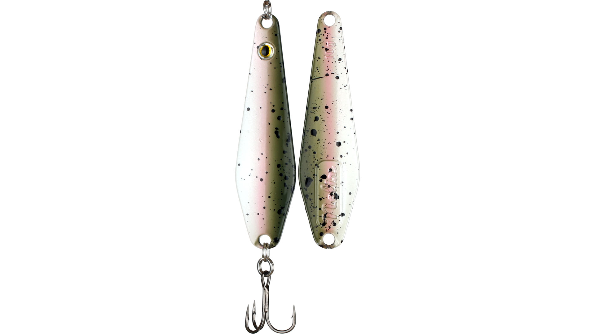 Small spoon lure from wiggler perfect for trout char and rainbow trout - rainbow trout