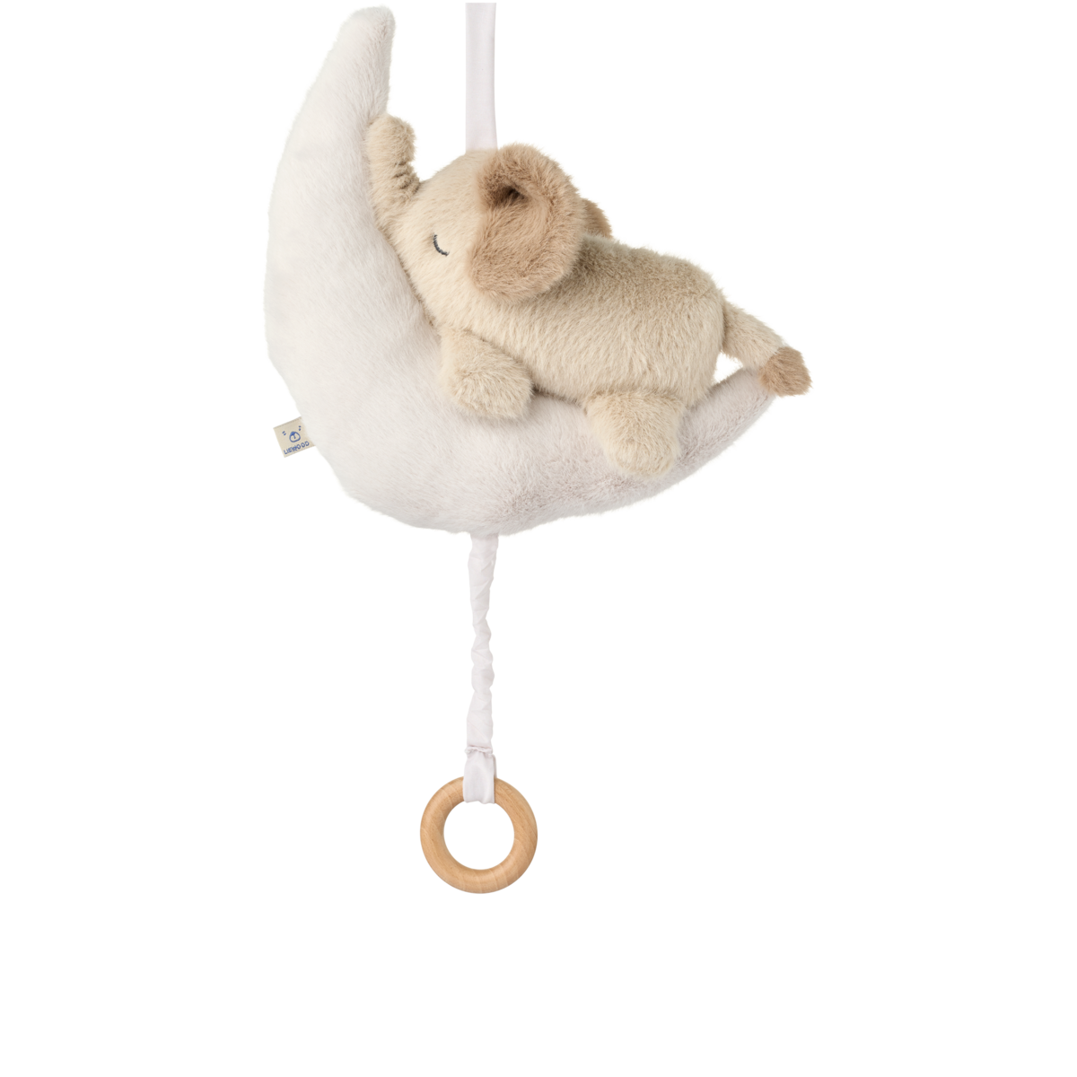 Mandy Baby Elephant Music Mobile  Mist Sandy