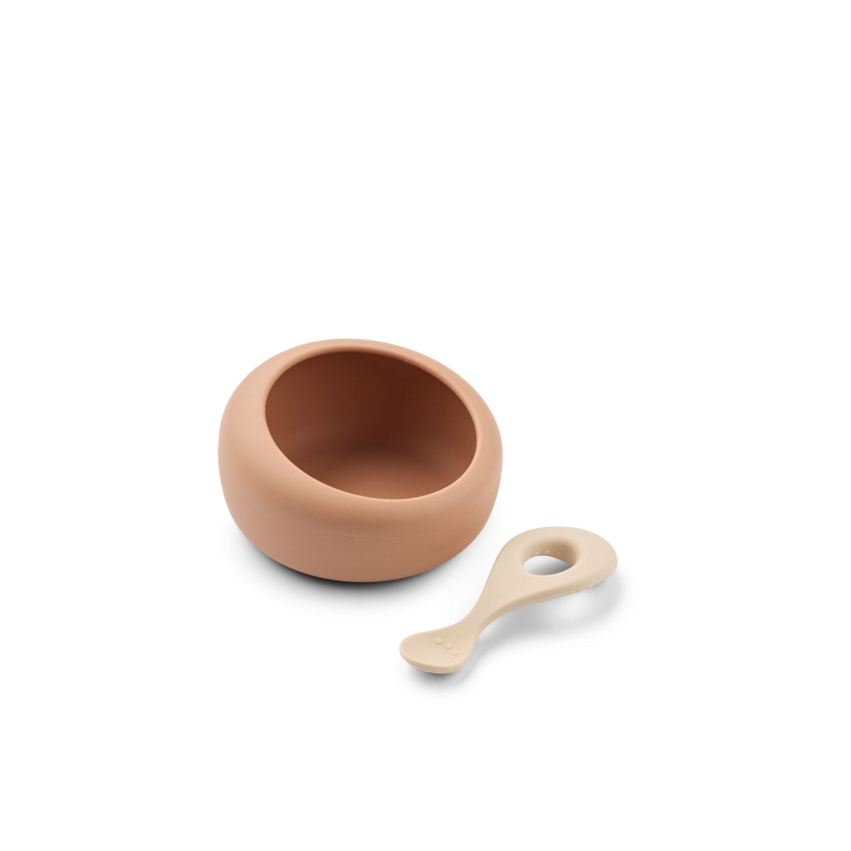 Sparia Bowl w Spoon Tuscany rose Apple blossom