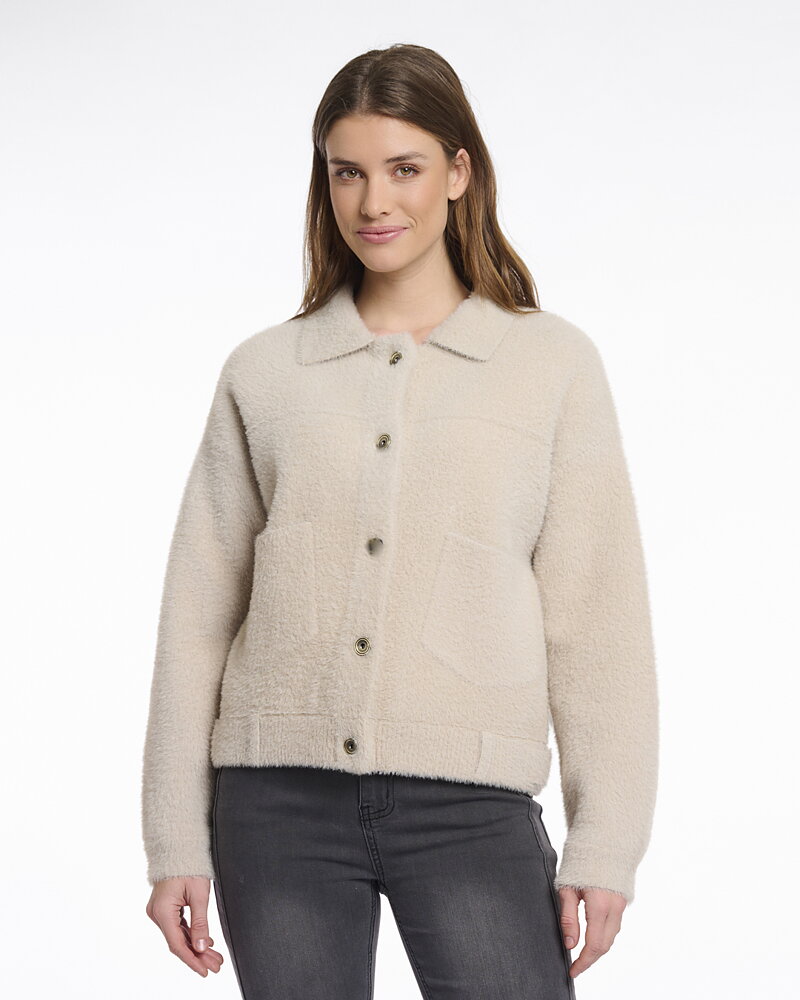 Jacka Bubbly stone ljusbeige