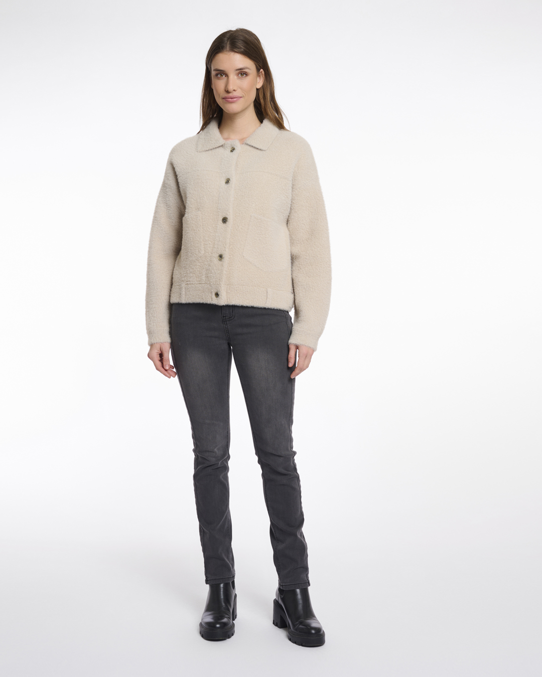 Jacka Bubbly stone ljusbeige - 3