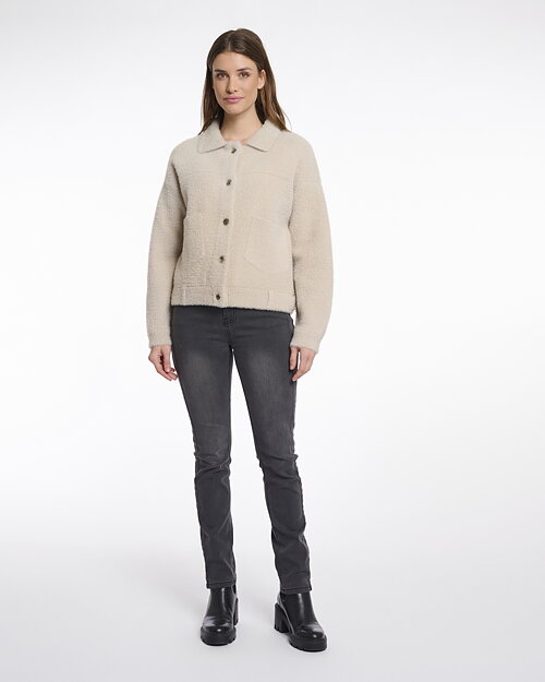Jacka Bubbly stone ljusbeige - 3