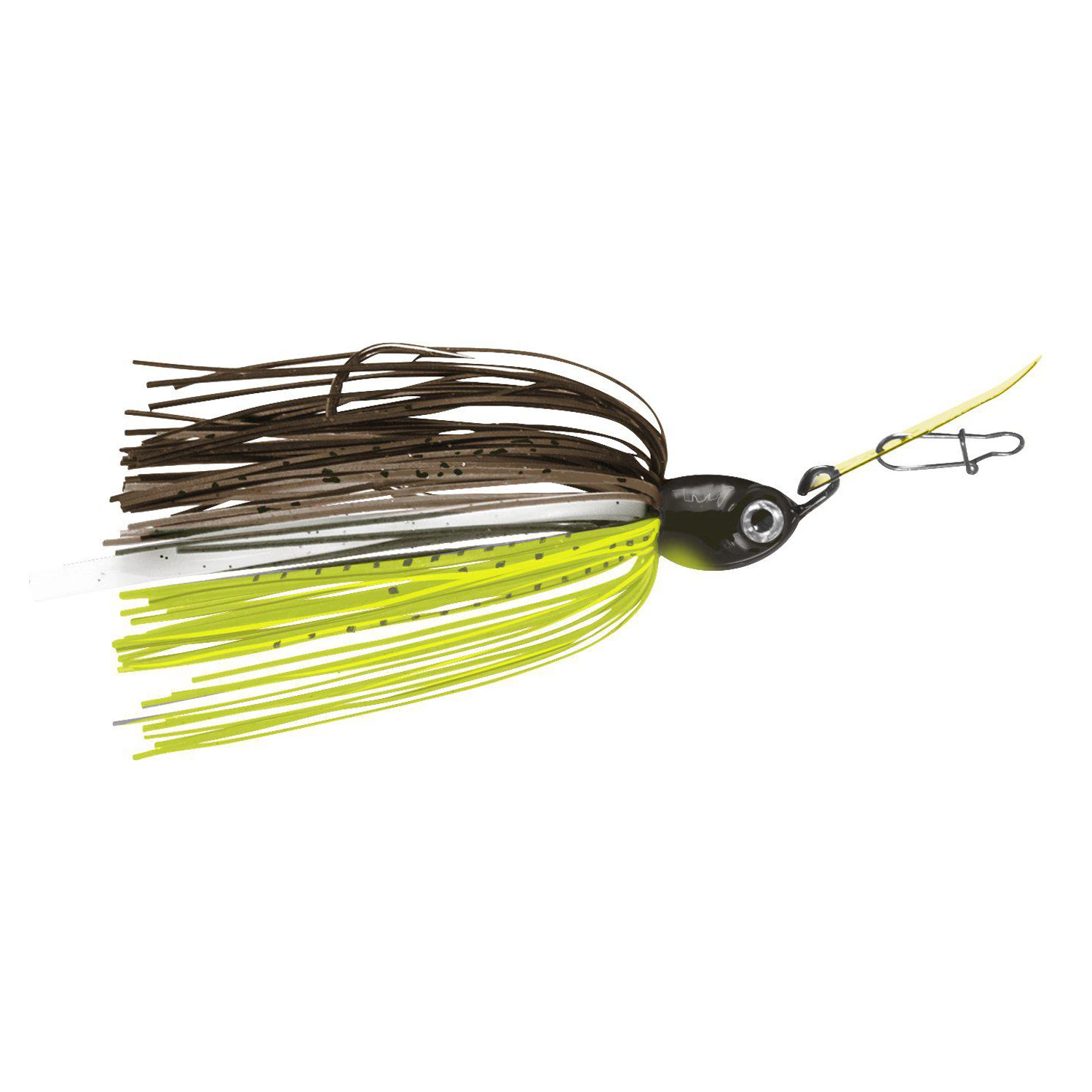 Ett chatterbait från Fladen med en vikt på 14g - brown chartruese