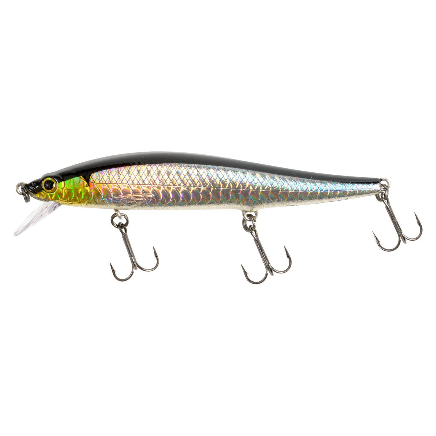 jerkbait with wobbler spoon that works just as well to just crank in plain as to jerk home. A killer for perch