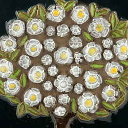Gabi Citron-Tengborg (1972) Colorful Tree Wall Plaque 23 cm #146