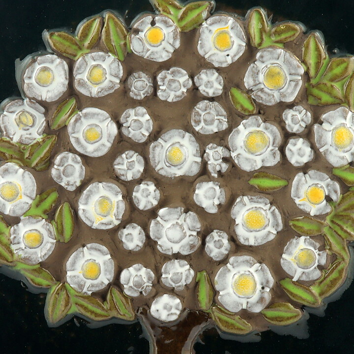 Gabi Citron-Tengborg (1972) Colorful Tree Wall Plaque 23 cm #146
