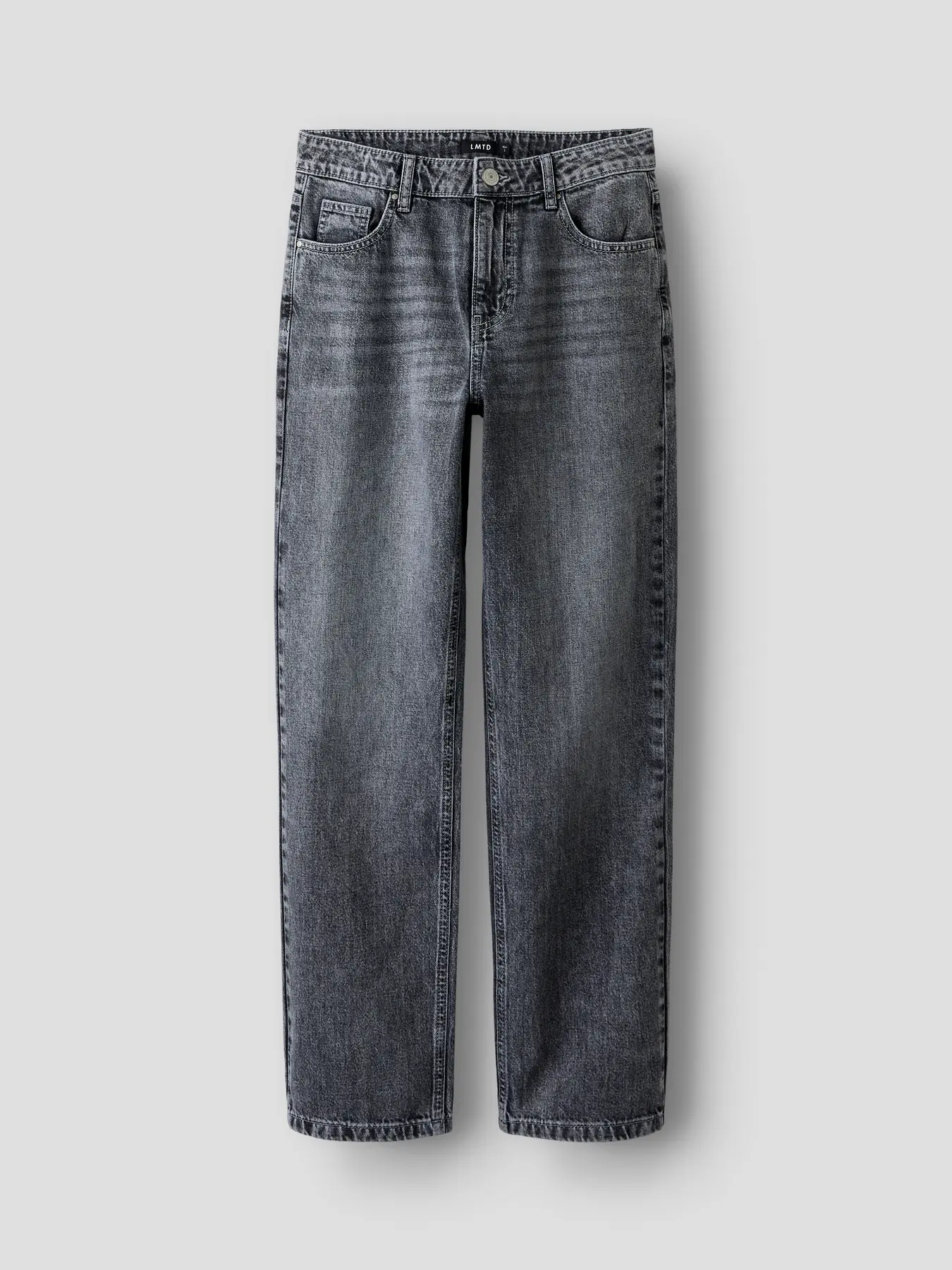 NLMBEX DNM R STRAIGHT PANT NOOS Grey Denim