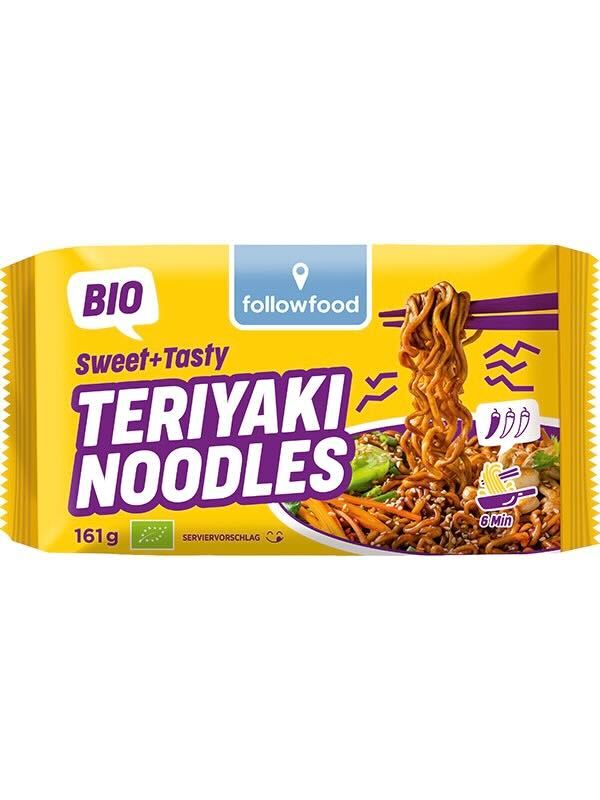 Ekologiska ramennudlar teriyaki 161g followfoods