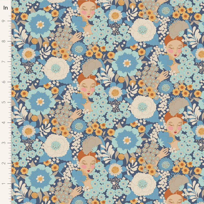 Tilda Wallflower Blue - 2