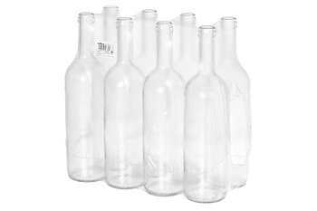 Glasflaska 750 ml - 8st