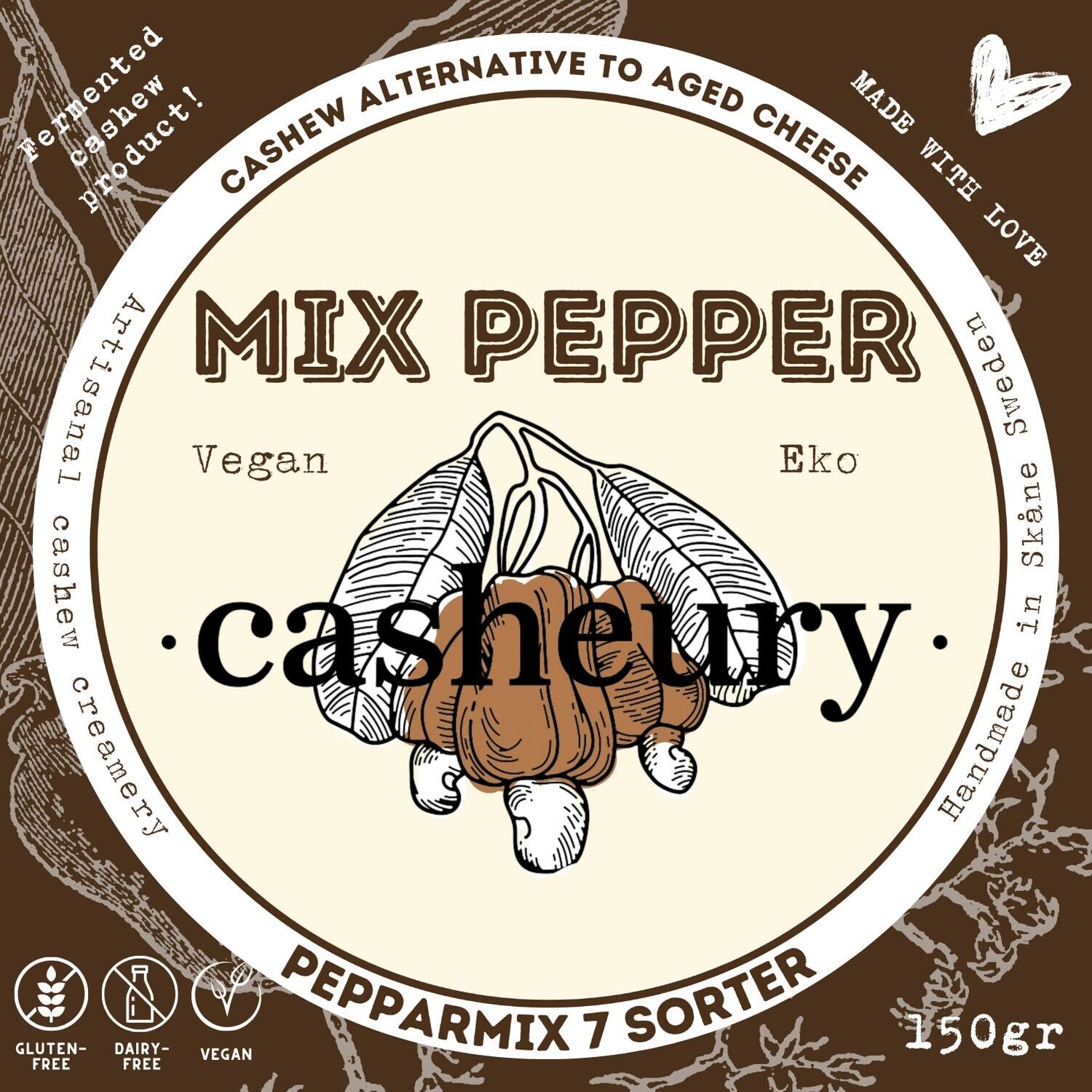 Pålägg Mix Pepper 150g Casheury Eko