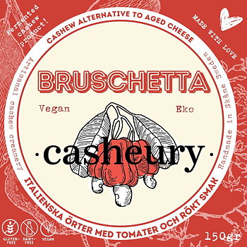 Pålägg Bruschetta 150g Casheury Eko